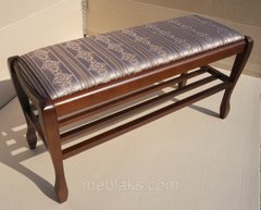 Банкетка Гармония 70 см с полкой Fusion Furniture орех Fusion Furniture