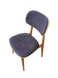 Стілець дерев'яний зі спинкою для дому та кафе з м'яким сидінням і тканинною оббивкою "Варде" різні кольори