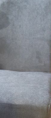 Стул деревянный со спинкой для дома с мягким сиденьем и тканевой обивкой "Барселона" Черный/Енджой 23