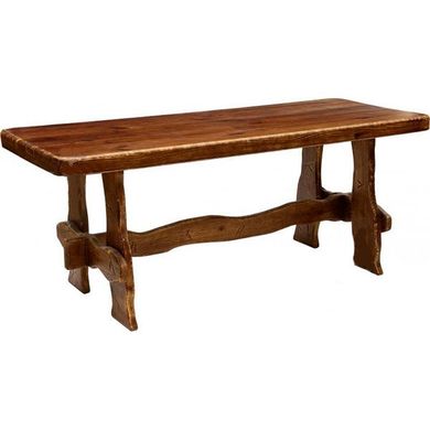 Деревянный стол Хутор 200х80 см под старину ручной работы для кафе, дачи от производителя.