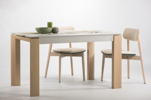 Комплект стіл “Мілан люкс” front slide + 4 стільця “Корса Х”
