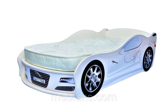 Кровать машина JAGUAR синяя Mebelkon