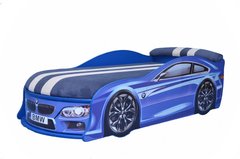 Кровать машина БМВ синяя Mebelkon