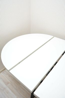 Раздвижной обеденный стол в стиле лофт с круглой столешницей Yanloft LT14