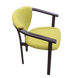 Стул-кресло "Алексис" из дерева со спинкой, мягким сиденьем и обивкой темный орех + Энджой 10