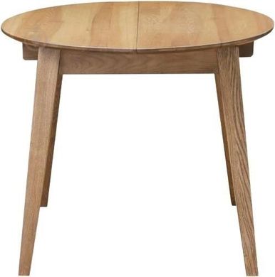 Стіл для кафе або кухні з дерева розсувний з лаковим покриттям "Женова" Д900(1300 мм) Рустик