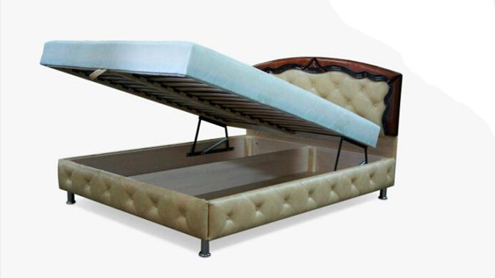 Кровать с мягким изголовьем без матраса София(1,55 м х 2,0м) Udin, на выбор