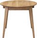 Стол для кафе или кухни из дерева раздвижной с лаковым покрытием "Женова" Д900(1300) мм Рустик