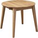 Стол для кафе или кухни из дерева раздвижной с лаковым покрытием "Женова" Д900(1300) мм Рустик