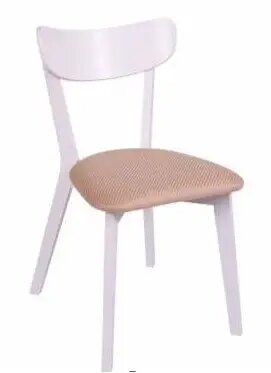 Дубовий обідній стілець зі спинкою, м'яким сидінням та тканинною оббивкою "Іску Н", 7 кг