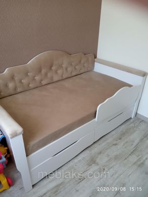 Кровать - диван для девочки "Адель" 160*80 (кровать, чехол, бортик)