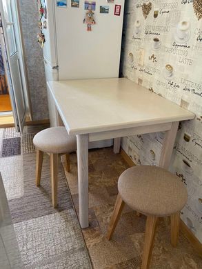 Стол обеденный для кухни деревянный с лаковым покрытием "Явир М" 900*700 мм Пирти, Разные цвета