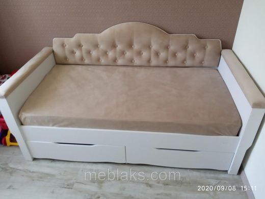 Кровать - диван для девочки "Адель" 160*80 (кровать, чехол, бортик)