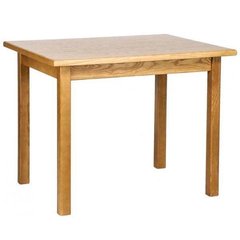 Стіл для кухні обідній дерев'яний з лаковим покриттям "Явір М" 900*700 мм Ясен