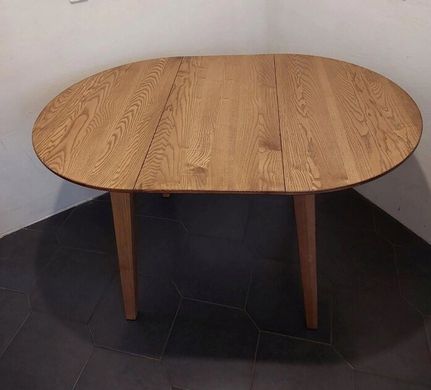 Стіл обідній Женова розсувний дерев'яний Діаметр-1100(1600)мм