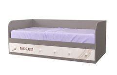 Кровать с тремя ящиками (алюминий) 80х190 см. Mebelkon 90х190 см.