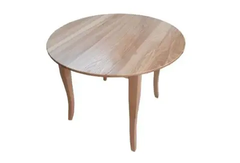 Стол круглый для кафе или кухни из натурального дерева ясеня "Женова" нераскладной D-900 , 2022-10-31 23:59:59