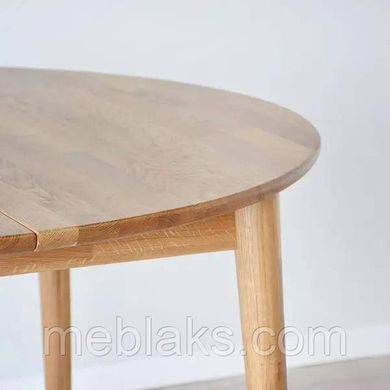 Розсувний стіл із натурального дерева ясена "Андерсон" D1100(1900)*1100*22 мм