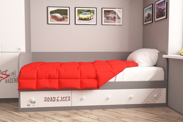 Кровать с тремя ящиками (алюминий) 80х190 см. Mebelkon 90х190 см.