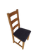 Стул для дома из дерева с мягким сиденьем "Леддер"