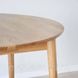 Раздвижной стол из натурального дерева ясеня "Андерсон" D1100(1900)*1100*22 мм