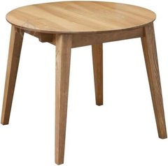 Стол для кафе или кухни из дерева раздвижной с лаковым покрытием "Женова" Д900(1300) мм