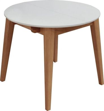 Стіл для кафе або кухні з дерева розсувний з лаковим покриттям "Женова" Д900(1300 мм)