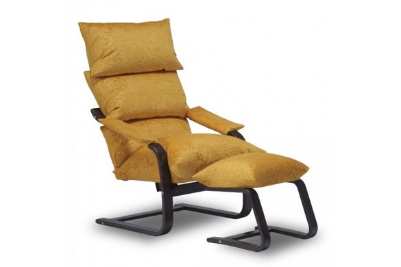 Кресло-качалка "Релакс" (с подлокотниками и пуфом)