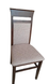 Дерев'яний стілець у вітальню або кухню з тканинною оббивкою, м'яким сидінням та спинкою «Алла» Горіх/тканина корфу