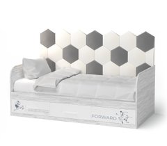 Кровать "Футбол" Белая