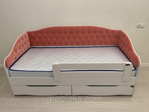 Кровать односпальная с мягкой спинкой " Л-9 "