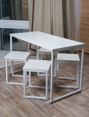 Обідній стіл та стільці в стилі лофт Yanloft LT17