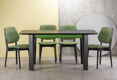 Комплект стіл "Варгас” front slide (шпон) + 4 стільця “03B”