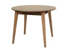 Раздвижной стол из натурального дерева "Есканди" 1000(1350)*1000*22 ясен