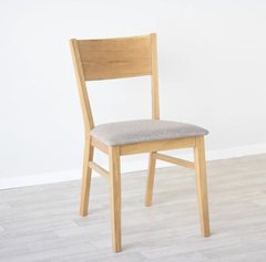Стілець для кухні дерев'яний зі спинкою з м'яким сидінням і якісною оббивкою "Міка"