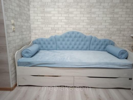 Кровать Лион "Л-6" односпальная с валиками