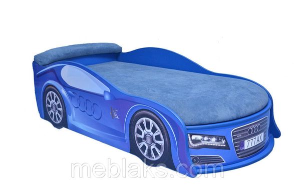 Ліжко машина Ауді синя Mebelkon