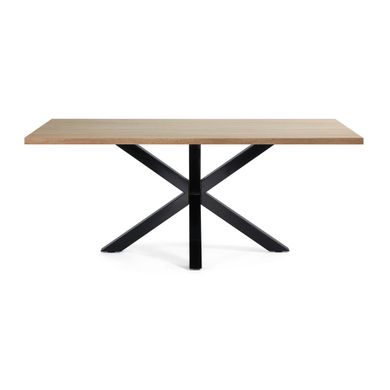 Обеденный стол в стиле лофт с дубовой столешнице Yanloft LT10